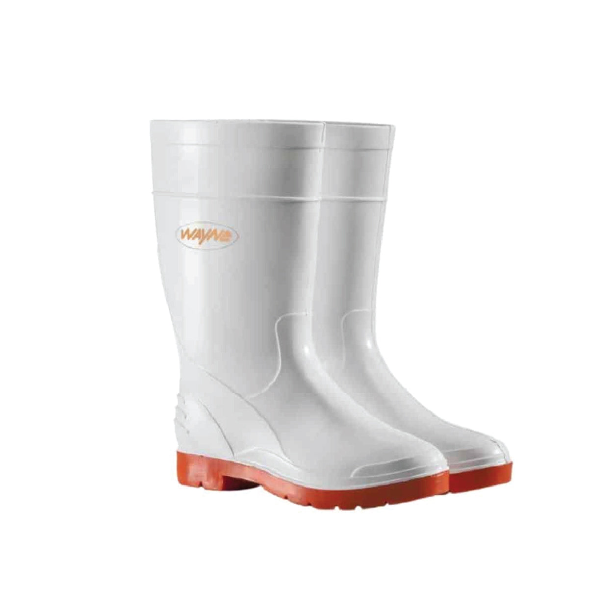 Wayne Ladies Duralight Calf Length Gumboot White/Red