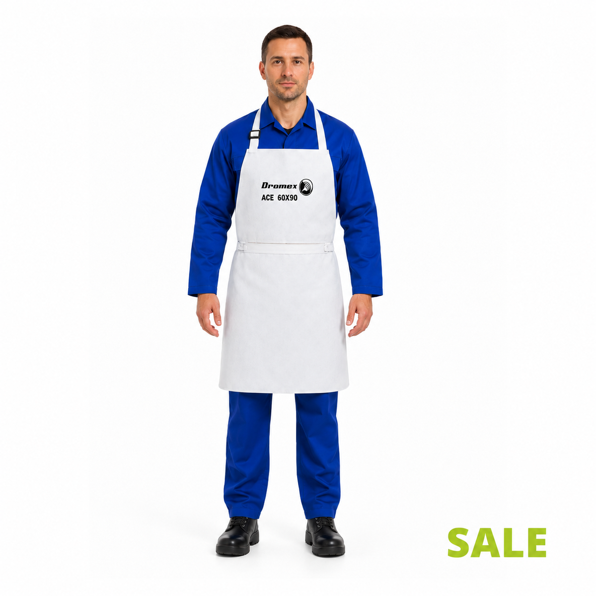 Dromex Ace Leather Welder's Apron Two-Piece 60x90cm