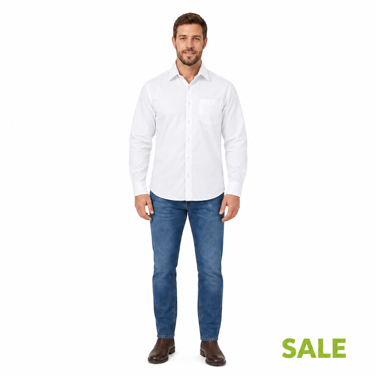 JCB Classic Work Shirt - Long Sleeve