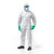 Dromex Disposable Overalls 50gsm Non Woven (PDISPO) White