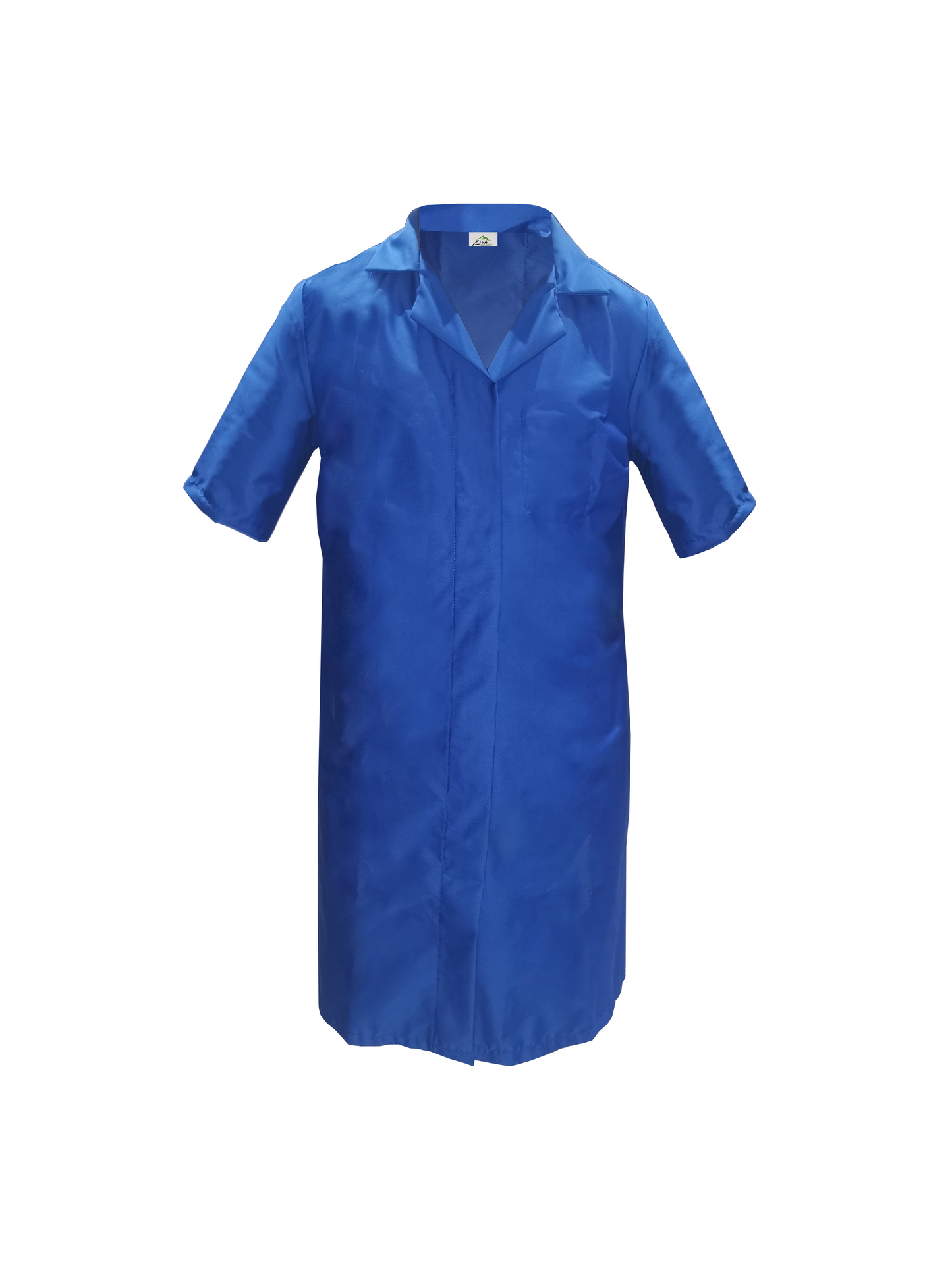 Zion Light Weight HACCP Smock Short Sleeve (inside buttons)