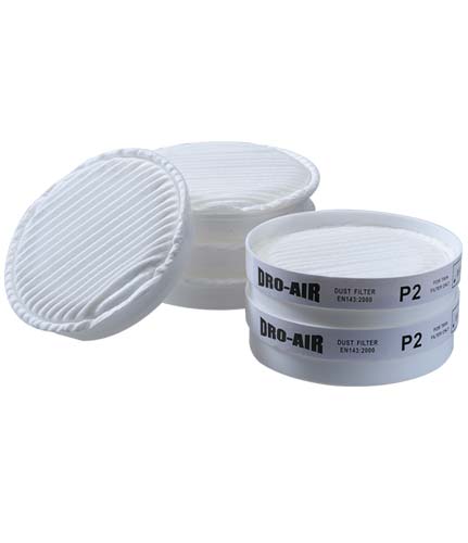 Dromex P2PF (Dust) - Twin Unifit Cartridge Pre-Filter (Set of 6) (DHCT) White